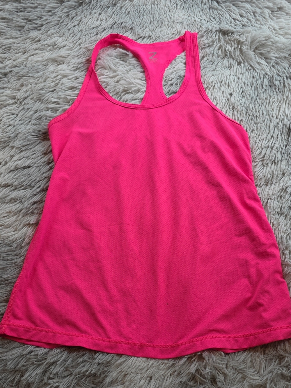 Women’s Neon Pink Racerback Active Tank Top